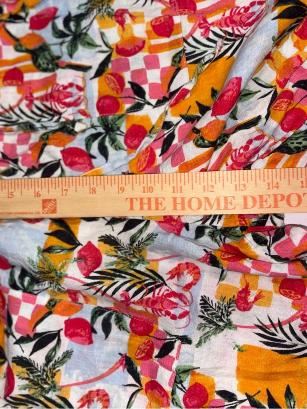 C&C California 100% linen wide-leg tropical linen pants medium - Picture 8 of 12